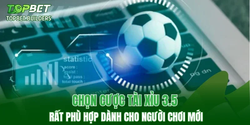 Chọn cược tài xỉu 3.5 rất phù hợp dành cho người chơi mới
